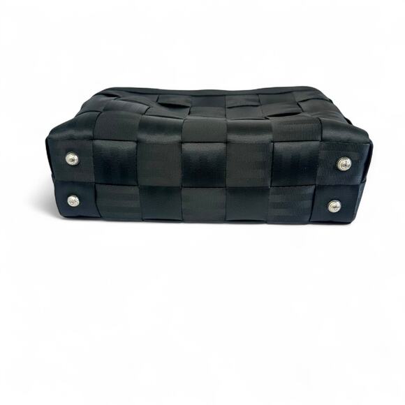 Harveys Original Seatbelt Shoulder Bag Y2K Black Boxy Long Strap Made in USA - Picture 7 of 14